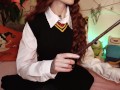 Sex with shy and horny Hermione Granger after lessons - CUT version