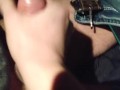 Wife gvs hubby handjob while driving highway