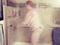 redhead BBW Shower vision