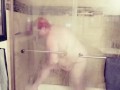 redhead BBW Shower vision