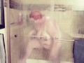 redhead BBW Shower vision