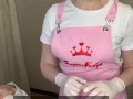 SugarNadya is waxing her client's penis, would you like to be waxed?