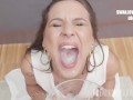 PremiumBukkake - Bella Rico swallows 62 huge mouthful cumshots