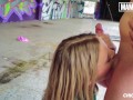 MAMACITAZ - Blonde Girl Daniella Margot Fucks Big Cock In Public