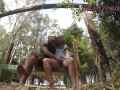 Pussy flash - A stranger caught me masturbating in the park and help me multiple orgasms MissCreamy