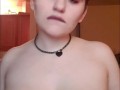 I love being a whore- cum with internet nymphomaniac big titty goth slut