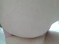 Cute Teen can't Hold it any Longer - Desperate Slow Pee in Pink Panty