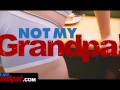 Not My Grandpa - Horny Old StepGrandpa Busts In Pretty Ebony Teen Rubbing Her Clit And Helps Her Cum