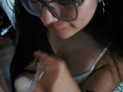 Tremenda acabada en garganta a morocha Throatpie