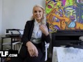 Mylf Labs - Busty Blonde Milf Impresses Her Future Boss And Helps Him Release The Sexual Tension