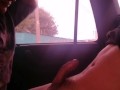 SEXO sensual en la VÍA PÚBLICA dentro del AUTO