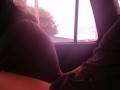 SEXO sensual en la VÍA PÚBLICA dentro del AUTO