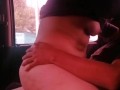 SEXO sensual en la VÍA PÚBLICA dentro del AUTO
