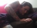 Hot pink hotwife blowing clouds and bwc.  pawg