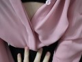 MY TEACHER DOESN'T MIND GETTING A BIG CUMSHOT ON HER BLOUSE