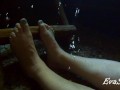 shooting underwater in a hot spring