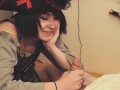 Cute Teen Alt Girl Halloween Creampie 