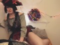 Cute Teen Alt Girl Halloween Creampie 