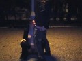 A submissive slut wife takes my piss in her mouth in a public park