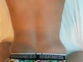 【個人撮影】派手な下着でパンツずらし挿入中出しセックス！