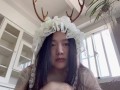 Creampie No condom The deer girl repays her favor with her body！鹿女報恩以身相許任你無套中出
