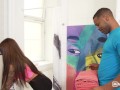 HORNYHOSTEL - Huge Tits German Maid Kim Kalash Gets A BBC Surprise At Work - Sneak Peek