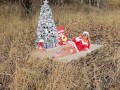 Hiker Spies on Horny Mrs. Claus while she MASTURBATES outdoors! He gets a HOLIDAY SURPRISE!