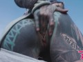 Tattoo Couple Get Catched While Having Sex On A Ruine - Pov, Split Tounge Bj, Punk, Goth