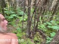 Outdoor sex in the woods in Alaska