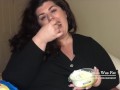 Feedee chips and dip stuffing for pregnant looking  ssbbw TEASER