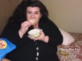 Feedee chips and dip stuffing for pregnant looking  ssbbw TEASER