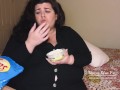 Feedee chips and dip stuffing for pregnant looking  ssbbw TEASER