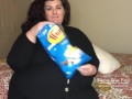 Feedee chips and dip stuffing for pregnant looking  ssbbw TEASER