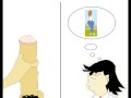 Sex Animation of Solo Male Masturbation while Fantasizing about Women
