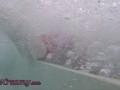 Flashing my pussy in front of a boy in public swimming pool and helps me masturbate - MissCreamy