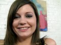 Barely legal Brandi Belle BEATS OFF BIG DICK for a FACE FULL of SPERM!