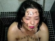 Drink Drink Submisive slut wife enjoys my urine