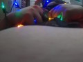 Curvy Teen Gets Her Ass Decorated For Christmas