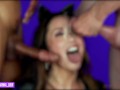 MILF KIANNA DIOR CATWOMAN COSPLAY- 2 COCKS Titfuck Big Facial