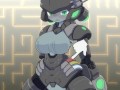 furry animation robot cowgirl