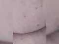 Bent over Bathroom counter ass pounded creampie from tatted Bwc god