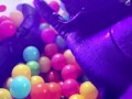 Dominatrix Mara ASMR Leather Pants, Jacket, Gloves + Boots in a Ball Pit [BDSM / Kink]