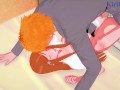 Orihime Inoue and Ichigo Kurosaki have deep fucking in their bed at home. - BLEACH Hentai