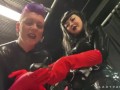 Trailer - Latex Dommes Invite You To Suck Their Huge Strap Ons