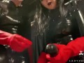 Trailer - Latex Dommes Invite You To Suck Their Huge Strap Ons
