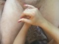 Her point of view , pov, handjob