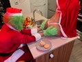 Mrs. Claus Fucks the Grinch While Santa Was Away - Gifted Her A Squirting Orgasm for Christmas🎄