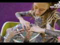 Lesbian tattoo girls having double penetration fun with dildos. All Anuskatzz clips here: Z-filmz