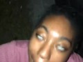 Sexy Pit Stop on the side of the road outdoors deep throat let me suck you dry daddy