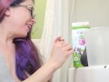 Nerdy Faery Squirting MILK From My Pussy for the First Time.